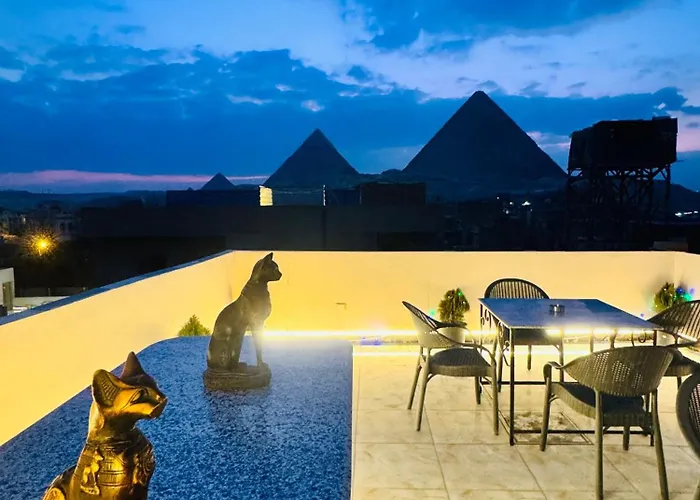 Horus Pyramids View